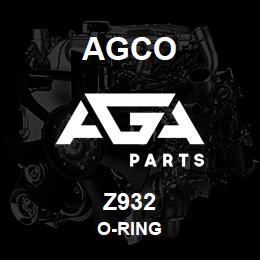 Z932 Agco O-RING | AGA Parts