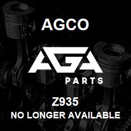 Z935 Agco NO LONGER AVAILABLE | AGA Parts