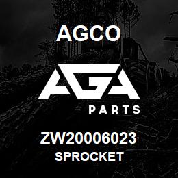 ZW20006023 Agco SPROCKET | AGA Parts