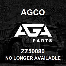 ZZ50080 Agco NO LONGER AVAILABLE | AGA Parts