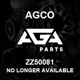 ZZ50081 Agco NO LONGER AVAILABLE | AGA Parts