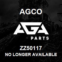 ZZ50117 Agco NO LONGER AVAILABLE | AGA Parts