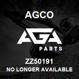 ZZ50191 Agco NO LONGER AVAILABLE | AGA Parts