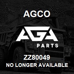 ZZ80049 Agco NO LONGER AVAILABLE | AGA Parts