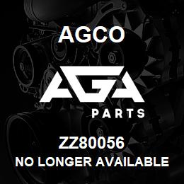 ZZ80056 Agco NO LONGER AVAILABLE | AGA Parts