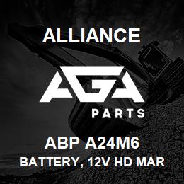 ABP A24M6 Alliance BATTERY, 12V HD MAR STARTING GRP24 650CCA | AGA Parts