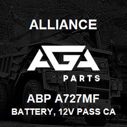 ABP A727MF Alliance BATTERY, 12V PASS CAR GRP27 840CCA | AGA Parts