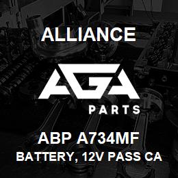 ABP A734MF Alliance BATTERY, 12V PASS CAR GRP34 800CCA | AGA Parts