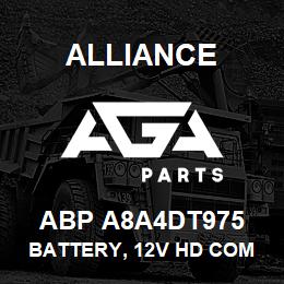 ABP A8A4DT975 Alliance BATTERY, 12V HD COM AGM GRP4 1100CCAT975 | AGA Parts