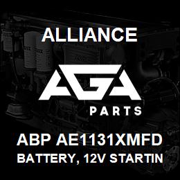 ABP AE1131XMFD Alliance BATTERY, 12V STARTING DRY GRP31 1000CCA STUD | AGA Parts