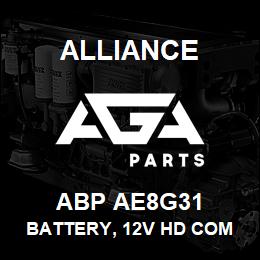 ABP AE8G31 Alliance BATTERY, 12V HD COM AGM GRP31 450CCA | AGA Parts