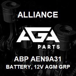 ABP AEN9A31 Alliance BATTERY, 12V AGM GRP31 925CCA STUD | AGA Parts