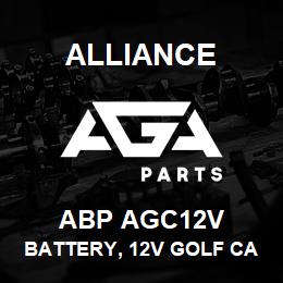 ABP AGC12V Alliance BATTERY, 12V GOLF CART 20HR CAP-155 | AGA Parts