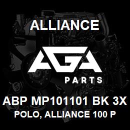 ABP MP101101 BK 3X Alliance POLO, ALLIANCE 100 PCT PIMA CTTN -3X | AGA Parts