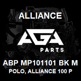 ABP MP101101 BK M Alliance POLO, ALLIANCE 100 PCT PIMA CTTN -M | AGA Parts