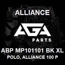 ABP MP101101 BK XL Alliance POLO, ALLIANCE 100 PCT PIMA CTTN -XL | AGA Parts