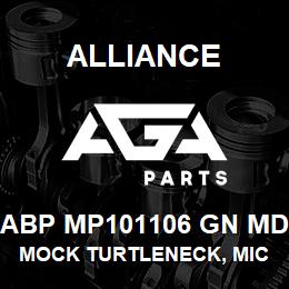 ABP MP101106 GN MD Alliance MOCK TURTLENECK, MICROFIBRE -SHRT SLV GRN | AGA Parts
