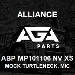 ABP MP101106 NV XS Alliance MOCK TURTLENECK, MICROFIBRE -SHRT SLV NAVY | AGA Parts