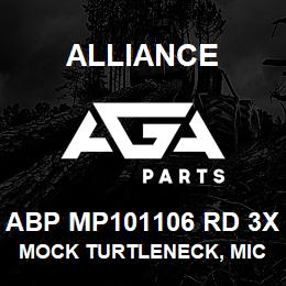 ABP MP101106 RD 3X Alliance MOCK TURTLENECK, MICROFIBRE -SHRT SLV RED | AGA Parts