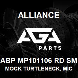 ABP MP101106 RD SM Alliance MOCK TURTLENECK, MICROFIBRE -SHRT SLV RED | AGA Parts