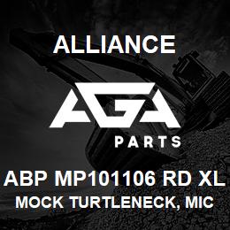ABP MP101106 RD XL Alliance MOCK TURTLENECK, MICROFIBRE -SHRT SLV RED | AGA Parts