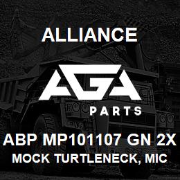 ABP MP101107 GN 2X Alliance MOCK TURTLENECK, MICROFIBRE -LNG SLV GRN | AGA Parts