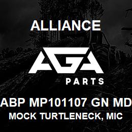 ABP MP101107 GN MD Alliance MOCK TURTLENECK, MICROFIBRE -LNG SLV GRN | AGA Parts