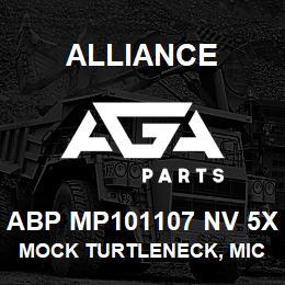 ABP MP101107 NV 5X Alliance MOCK TURTLENECK, MICROFIBRE -LNG SLV NAVY | AGA Parts