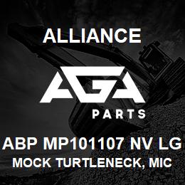ABP MP101107 NV LG Alliance MOCK TURTLENECK, MICROFIBRE -LNG SLV NAVY | AGA Parts