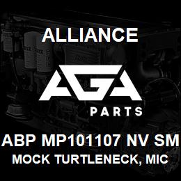 ABP MP101107 NV SM Alliance MOCK TURTLENECK, MICROFIBRE -LNG SLV NAVY | AGA Parts