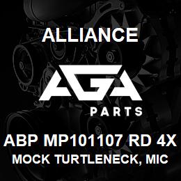 ABP MP101107 RD 4X Alliance MOCK TURTLENECK, MICROFIBRE -LNG SLV RED | AGA Parts
