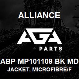 ABP MP101109 BK MD Alliance JACKET, MICROFIBRE/FLEECE LINED BLCK | AGA Parts