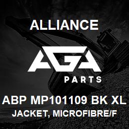 ABP MP101109 BK XL Alliance JACKET, MICROFIBRE/FLEECE LINED BLCK | AGA Parts