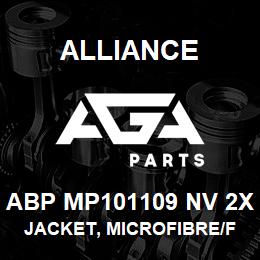 ABP MP101109 NV 2X Alliance JACKET, MICROFIBRE/FLEECE LINED NAVY | AGA Parts