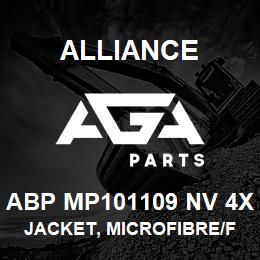 ABP MP101109 NV 4X Alliance JACKET, MICROFIBRE/FLEECE LINED NAVY | AGA Parts