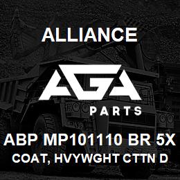 ABP MP101110 BR 5X Alliance COAT, HVYWGHT CTTN DUCK QUILTED BRWN | AGA Parts