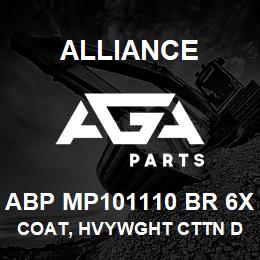 ABP MP101110 BR 6X Alliance COAT, HVYWGHT CTTN DUCK QUILTED BRWN | AGA Parts
