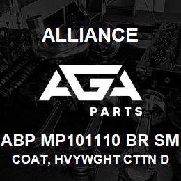 ABP MP101110 BR SM Alliance COAT, HVYWGHT CTTN DUCK QUILTED BRWN | AGA Parts