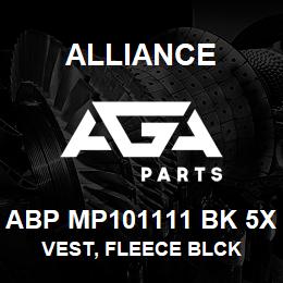 ABP MP101111 BK 5X Alliance VEST, FLEECE BLCK | AGA Parts