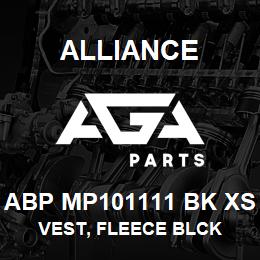 ABP MP101111 BK XS Alliance VEST, FLEECE BLCK | AGA Parts