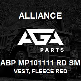 ABP MP101111 RD SM Alliance VEST, FLEECE RED | AGA Parts