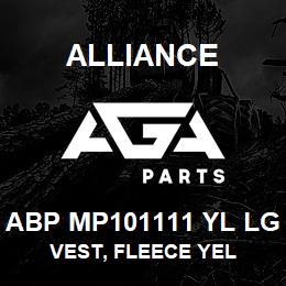 ABP MP101111 YL LG Alliance VEST, FLEECE YEL | AGA Parts