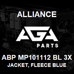 ABP MP101112 BL 3X Alliance JACKET, FLEECE BLUE | AGA Parts