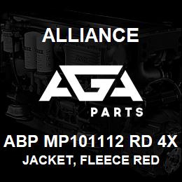 ABP MP101112 RD 4X Alliance JACKET, FLEECE RED | AGA Parts