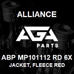 ABP MP101112 RD 6X Alliance JACKET, FLEECE RED | AGA Parts