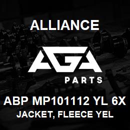 ABP MP101112 YL 6X Alliance JACKET, FLEECE YEL | AGA Parts