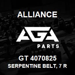 GT 4070825 Alliance SERPENTINE BELT, 7 RIB X 82.5 | AGA Parts