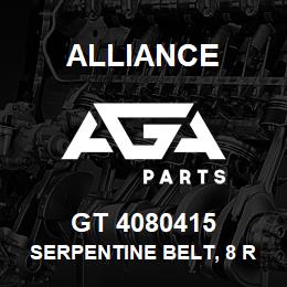 GT 4080415 Alliance SERPENTINE BELT, 8 RIB X 41.5 | AGA Parts