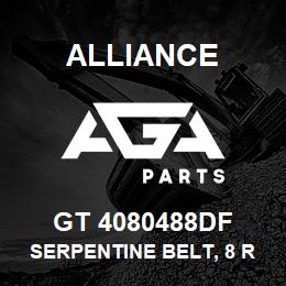 GT 4080488DF Alliance SERPENTINE BELT, 8 RIB, 1-3/32 X 49-1/8 | AGA Parts