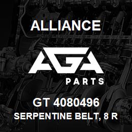 GT 4080496 Alliance SERPENTINE BELT, 8 RIB 1-3/32 X 50-1/8 | AGA Parts